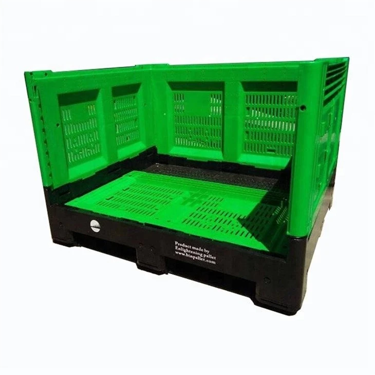 Caja De Paletas De Plástico Para Frutas De Servicio Pesado fábrica
