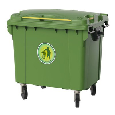 800L BIN BIN amb 4 rodes i pedal