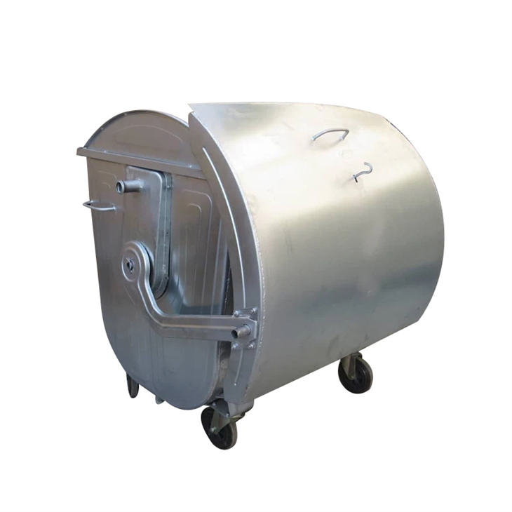 Contenidor d'escombraries d'acer inoxidable